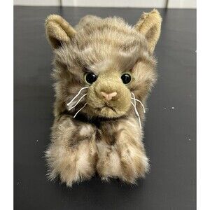 BEARINGTON COLLECTION Louie The Realistic Cat Stuffed Animal - 15"